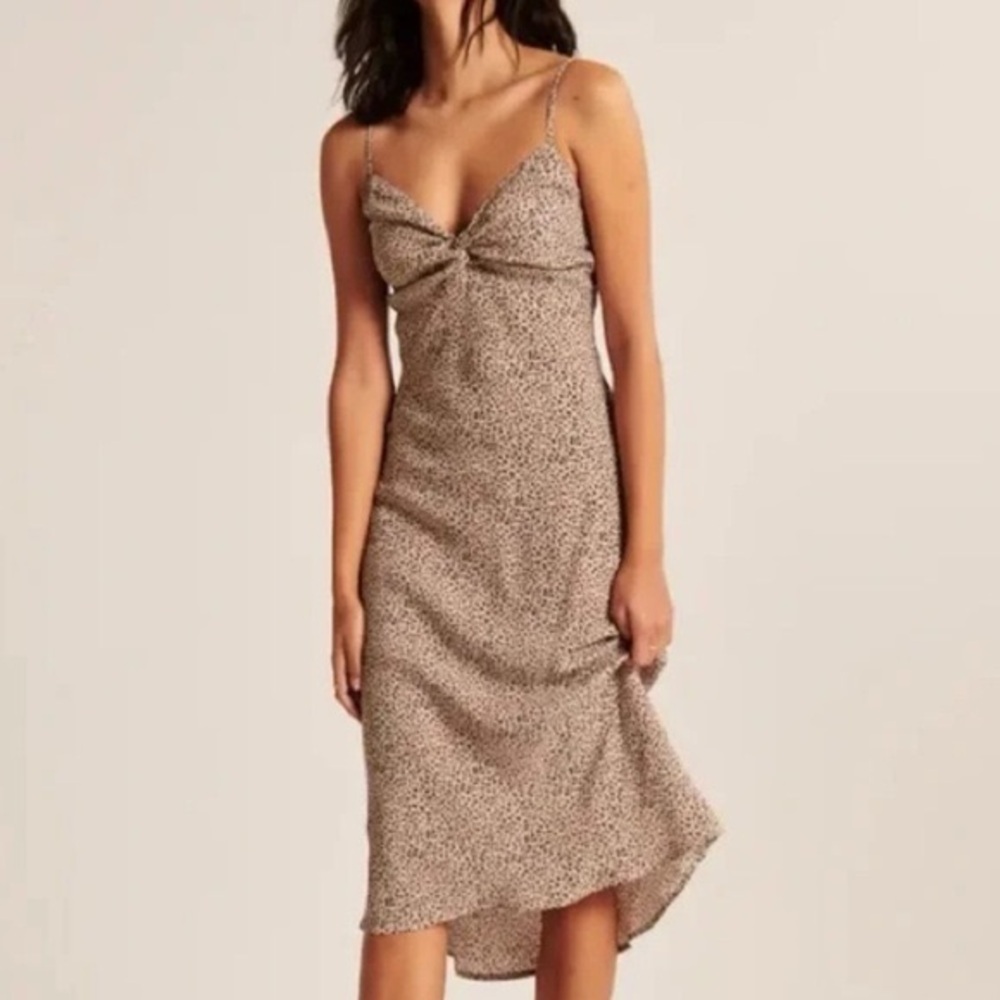 Abercrombie & Fitch Cheetah Midi Dress